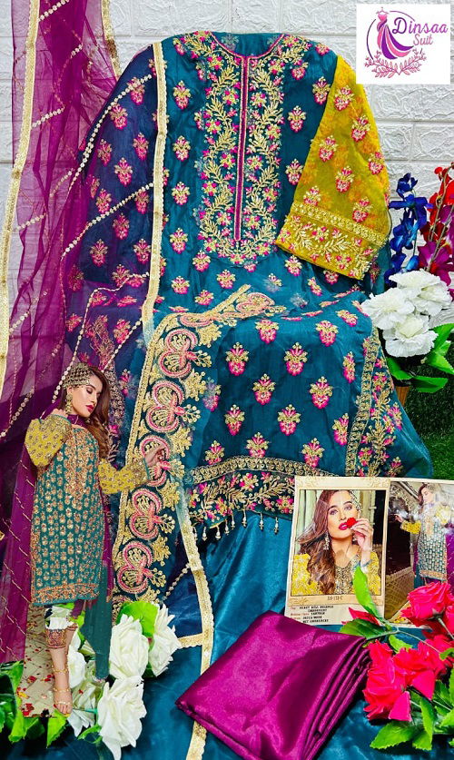 Dinsaa 173 Pakistani Salwar Suits Catalog